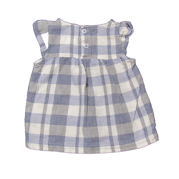 Just One You Carters 3-6 Month 2 Piece Outfit blue plaid shirt with red shorts - Picture 6 of 6